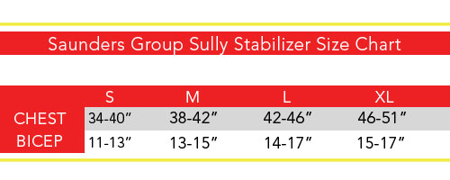 Sully Brace Size Chart